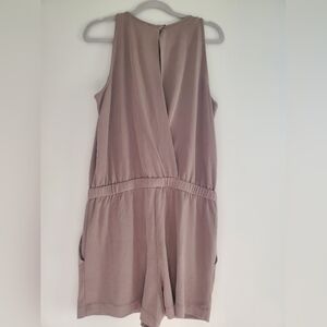Tan, small romper BCBG